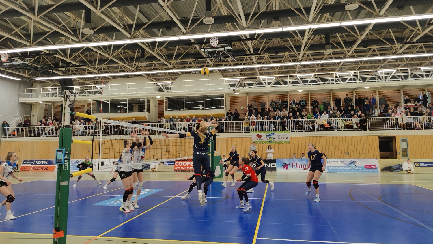 DSHS SnowTrex Köln steigert sich im Spiel und erkämpft einen Heimsieg gegen die Skurios Volleys Borken. (Foto: Thomas Bartel)