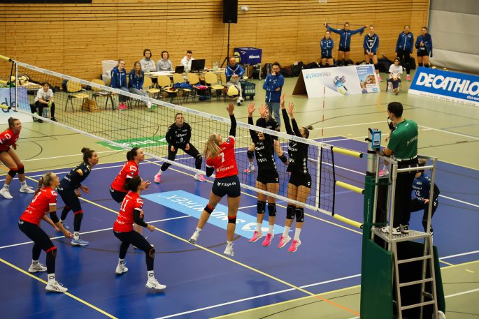 DSHS SnowTrex Köln empfängt die Allbau Volleys Essen zum ersten Heimspiel